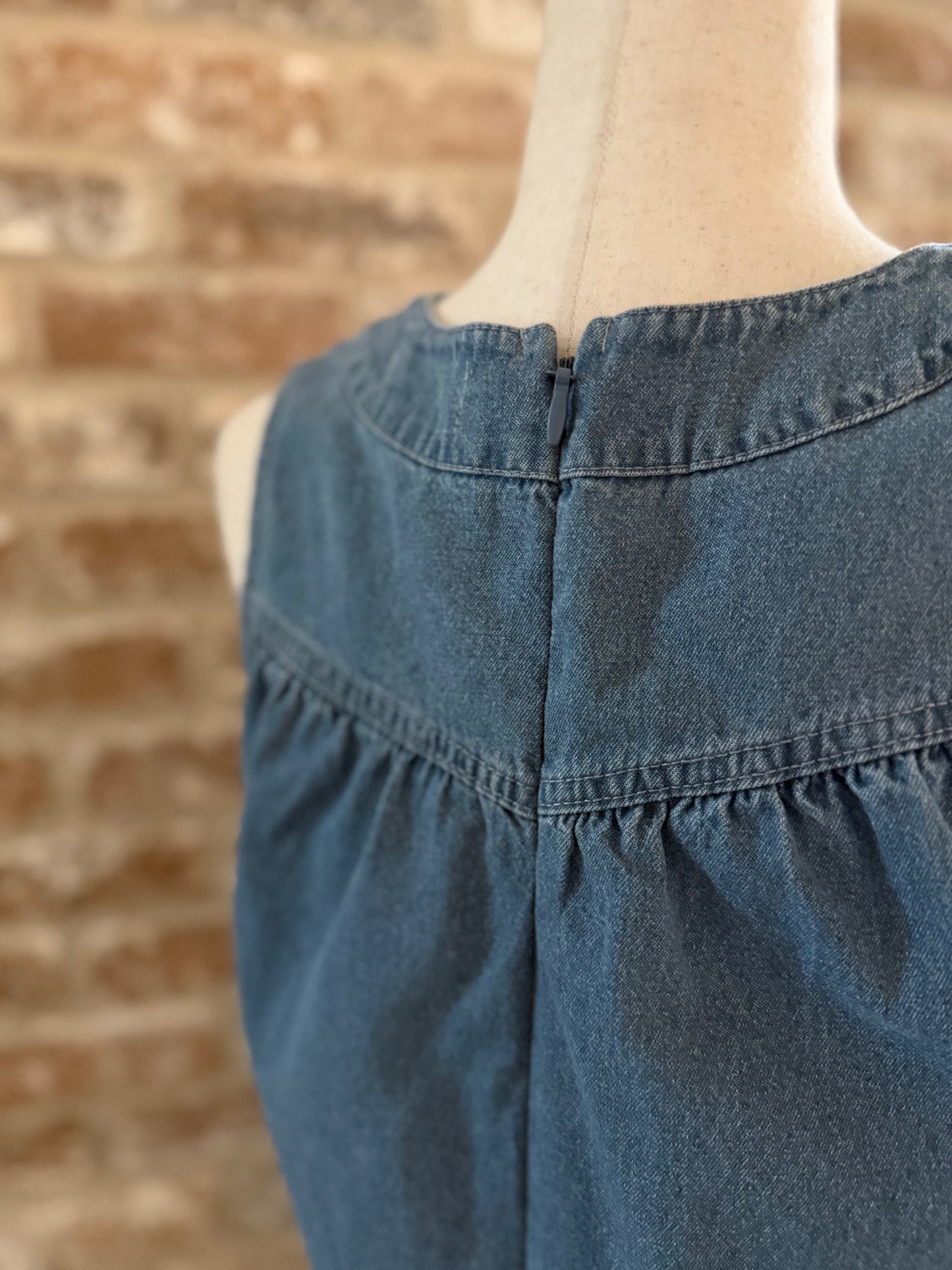 The Josie Denim Romper