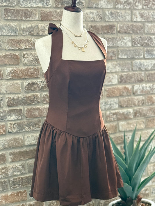 CAFE CON RON HALTER DRESS