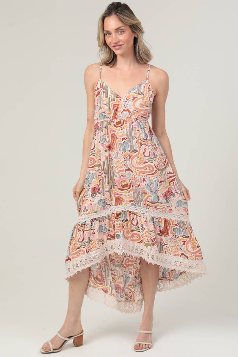 The Boho Western Maxi Dress