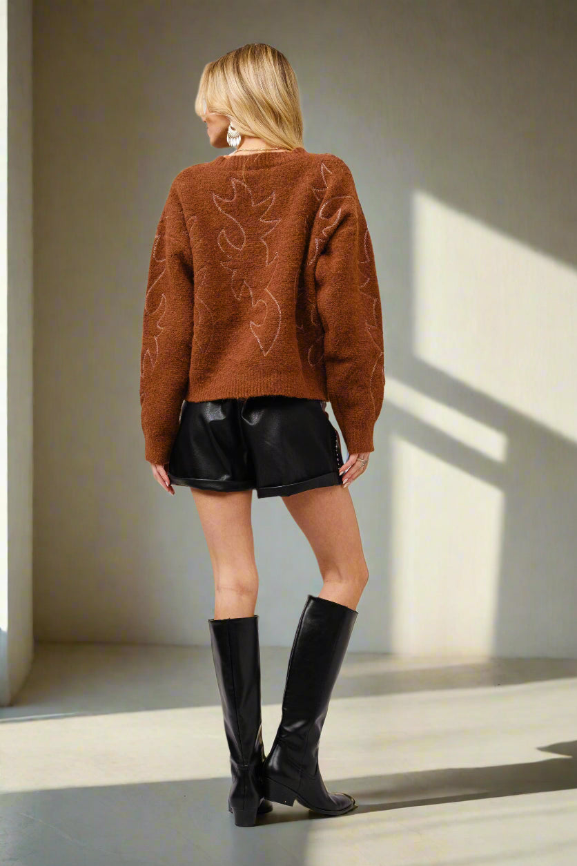 In my Boots Crewneck Sweater