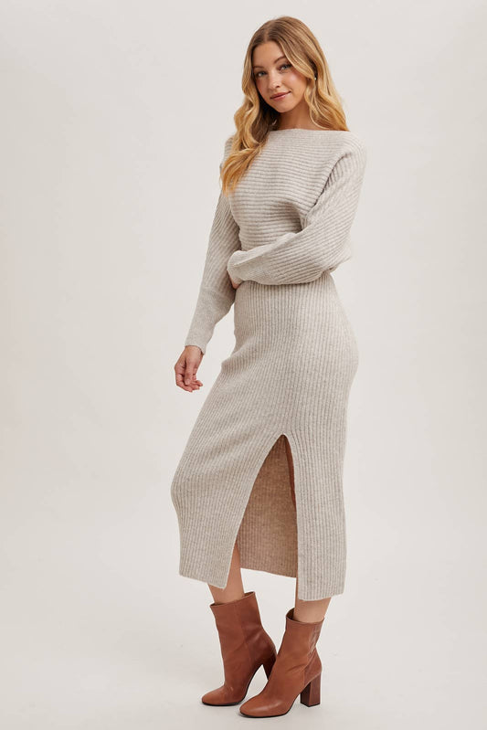 BETH KNIT SWEATER DRESS